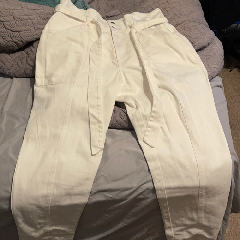 OX Forever 21 white pants